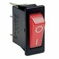 Arcoelectric Rocker Switch, Spst, Latched, Quick Connect Terminal, Softline Matt Type Actuator, Panel Mount C5503ATBG7